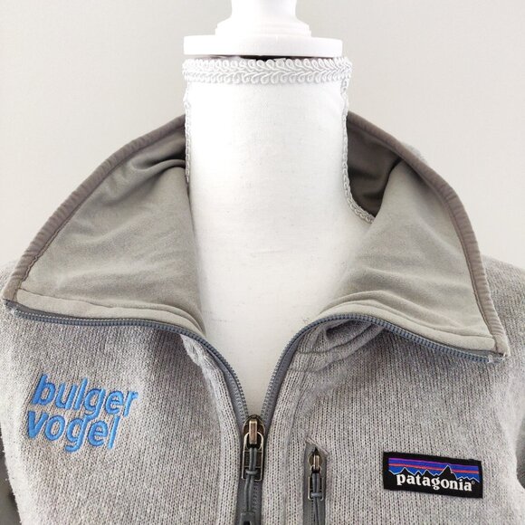 Patagonia Women's Bulger Vogel Gray Thumbhole Sweater Jacket - S, Full-Z… - Picture 4 of 7